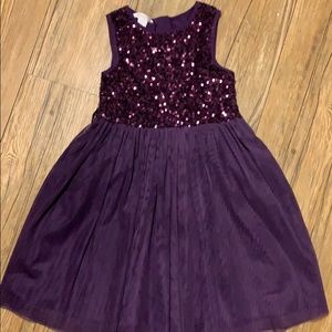 Fancy purple dress!
